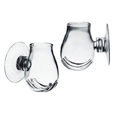 Load image into Gallery viewer, Glass Feeding Cup Fish Tank Feeder Brine Shrimp Eggs Red Worms Food For Aquarium
