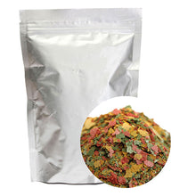 Load image into Gallery viewer, Colorful Flake Aquarium Fish Feed Food Tropical Fish Marine Ornamental Fish Small Goldfish Koi Tetra Flakes Feeding Food 100g
